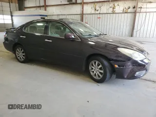 2003 Lexus ES 300 with VIN JTHBF30G030105503, listed as a Copart auction lot 53875065 with 332,920 mi miles and Salvage Title. Bid and sale history available at DreamBid. Image 4.