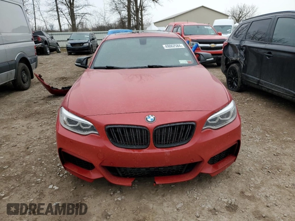 2015 BMW 2 Series M235i xDrive with VIN WBA1J9C5XFV371334, listed as a Copart auction lot 49062584 with 62,784 mi miles. Bid and sale history available at carsss.com. Image 5.