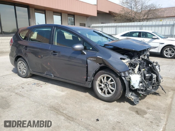 2016 Toyota Prius Two with VIN JTDZN3EU5GJ041430, listed as a Copart auction lot 53483425 with 61,633 mi miles and Salvage Title. Bid and sale history available at DreamBid. Image 4.