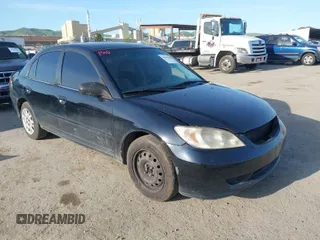 2005 Honda Civic LX with VIN JHMES165X5S007704, listed as a IAAI auction lot 41993783 with 243,517 mi miles and . Bid and sale history available at carsss.com. Image 1.