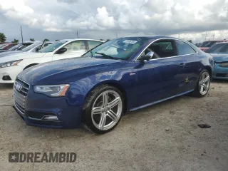 2013 Audi S5 Premium Plus with VIN WAUCGAFR0DA030861, listed as a Copart auction lot 75106784 with 75,449 mi miles and Non Repairable. Bid and sale history available at carsss.com. Image 1.