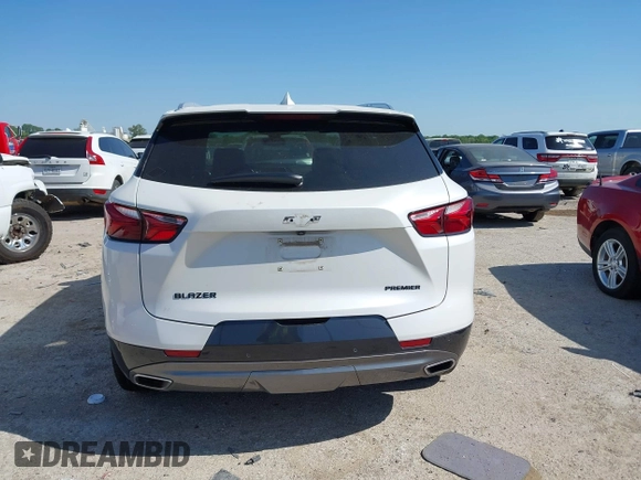 2022 Chevrolet Blazer Premier with VIN 3GNKBFRS8NS159382, listed as a IAAI auction lot 42031038 with 65,055 mi miles and . Bid and sale history available at DreamBid. Image 16.