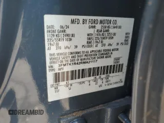 2024 Ford Mustang Mach-E Select with VIN 3FMTK1R42RMA21117, listed as a Copart auction lot 60095535 with 5,105 mi miles and Salvage title. Bid and sale history available at DreamBid. Image 13.