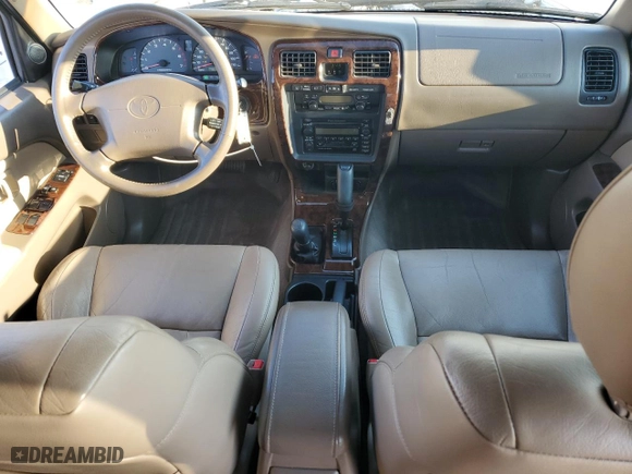 2001 Toyota 4Runner Limited with VIN JT3HN87R210350355, listed as a Copart auction lot 43290785 with 120,014 mi miles and Salvage Title. Bid and sale history available at carsss.com. Image 8.