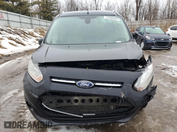 2015 Ford Transit Connect Wagon Titanium with VIN NM0GE9G76F1219343, listed as a Copart auction lot 43380065 with 0 mi miles and Clean Title. Bid and sale history available at carsss.com. Image 5.