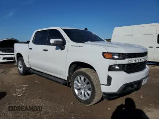 2020 Chevrolet Silverado 1500 Custom with VIN 1GCPWBEHXLZ268335, listed as a Copart auction lot 77532823 with 95,323 mi miles and Non Repairable. Bid and sale history available at carsss.com. Image 4.