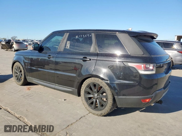 2016 Land Rover Range Rover Sport HSE with VIN SALWR2KFXGA102920, listed as a Copart auction lot 49410245 with Not provided miles and Clean title. Bid and sale history available at DreamBid. Image 2.