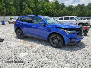 2021 Acura RDX w/A-Spec Package with VIN 5J8TC2H66ML004391, listed as a Copart auction lot 59773445 with 44,932 mi miles and Salvage title. Bid and sale history available at DreamBid. Image 4.