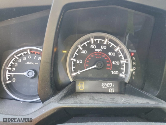 2013 Honda Ridgeline Sport with VIN 5FPYK1F7XDB011612, listed as a Copart auction lot 49682305 with 164,891 mi miles and Salvage Title. Bid and sale history available at carsss.com. Image 9.