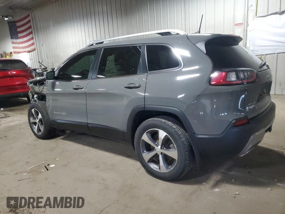 2020 Jeep Cherokee Limited with VIN 1C4PJMDX2LD627953, listed as a Copart auction lot 55845735 with 55,660 mi miles and Salvage title. Bid and sale history available at DreamBid. Image 2.