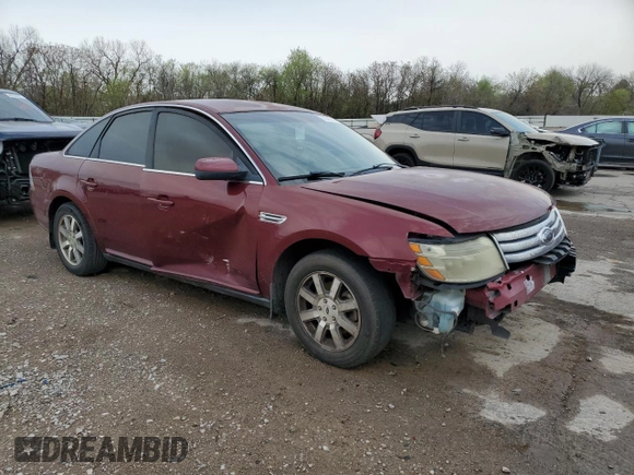 2008 Ford Taurus SEL with VIN 1FAHP24W28G167574, listed as a Copart auction lot 51049575 with 220,008 mi miles and Salvage Title. Bid and sale history available at carsss.com. Image 4.