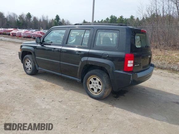 2008 Jeep Patriot Sport with VIN 1J8FF28W78D728568, listed as a IAAI auction lot 42091256 with 166,876 mi miles. Bid and sale history available at carsss.com. Image 3.