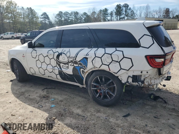 2020 Dodge Durango SRT with VIN 1C4SDJGJ2LC324636, listed as a Copart auction lot 46131445 with 40,694 mi miles and Salvage Title. Bid and sale history available at DreamBid. Image 2.