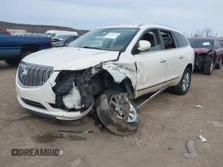 2015 Buick Enclave Leather with VIN 5GAKRBKD9FJ314163, listed as a IAAI auction lot 41743254 with Not Provided miles and . Bid and sale history available at DreamBid. Image 2.