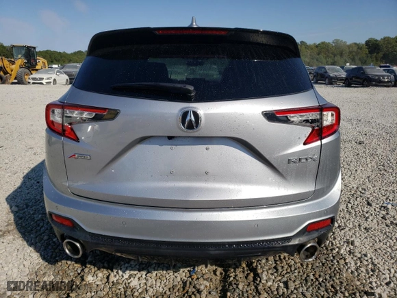 2023 Acura RDX w/A-Spec Package with VIN 5J8TC1H67PL002504, listed as a Copart auction lot 76473054 with 0 mi miles and Salvage Title. Bid and sale history available at carsss.com. Image 6.