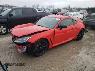 2024 Toyota GR86 Premium with VIN JF1ZNBE18R9752677, listed as a Copart auction lot 46494255 with 8,731 mi miles and Salvage Title. Bid and sale history available at carsss.com. Image 1.