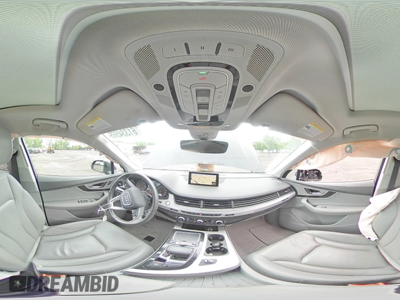 2019 Audi Q7 Premium with VIN WA1AHAF75KD024615, listed as a Copart auction lot 61334565 with 56,833 mi miles and Salvage title. Bid and sale history available at DreamBid. Image 15.
