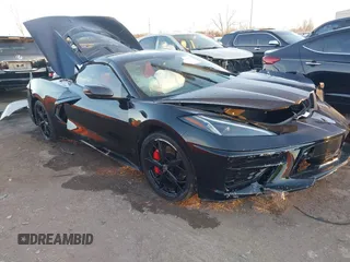 2020 Chevrolet Corvette 2LT with VIN 1G1Y72D45L5100957, listed as a IAAI auction lot 41019383 with 20,599 mi miles. Bid and sale history available at carsss.com. Image 1.