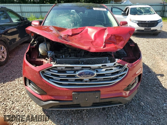2020 Ford Edge Titanium with VIN 2FMPK4K93LBA02724, listed as a Copart auction lot 62760535 with 127,634 mi miles and Salvage title. Bid and sale history available at DreamBid. Image 5.