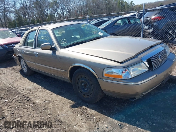 2005 Mercury Grand Marquis GS with VIN 2MEFM74WX5X614325, listed as a IAAI auction lot 41844701 with Not Provided miles and . Bid and sale history available at DreamBid. Image 1.