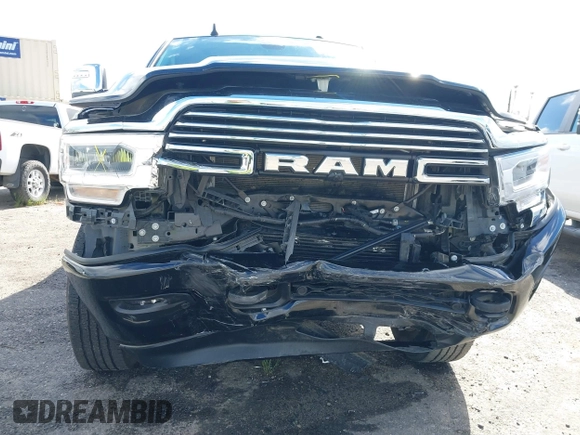 2024 Ram 2500 Laramie with VIN 3C6UR5NL2RG161490, listed as a IAAI auction lot 41688136 with 10,597 mi miles and . Bid and sale history available at DreamBid. Image 6.