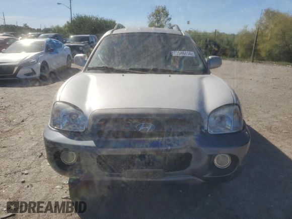 2005 Hyundai Santa Fe GLS with VIN KM8SC73D05U856384, listed as a Copart auction lot 73546414 with 0 mi miles and Salvage Title. Bid and sale history available at carsss.com. Image 5.