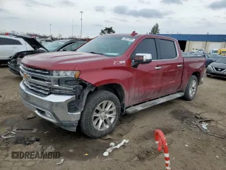 2020 Chevrolet Silverado 1500 LTZ with VIN 1GCUYGEDXLZ225427, listed as a Copart auction lot 43807995 with 103,785 mi miles and Clean Title. Bid and sale history available at DreamBid. Image 1.