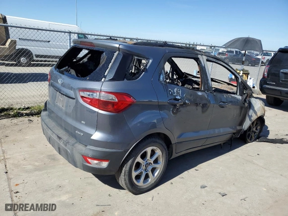 2018 Ford EcoSport SE with VIN MAJ6P1UL1JC179882, listed as a Copart auction lot 47392785 with 0 mi miles and Non Repairable. Bid and sale history available at carsss.com. Image 3.