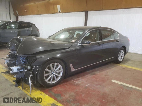 2017 BMW 7 Series 740i xDrive with VIN WBA7E4C59HGU99315, listed as a Copart auction lot 51578444 with 0 mi miles. Bid and sale history available at carsss.com. Image 1.