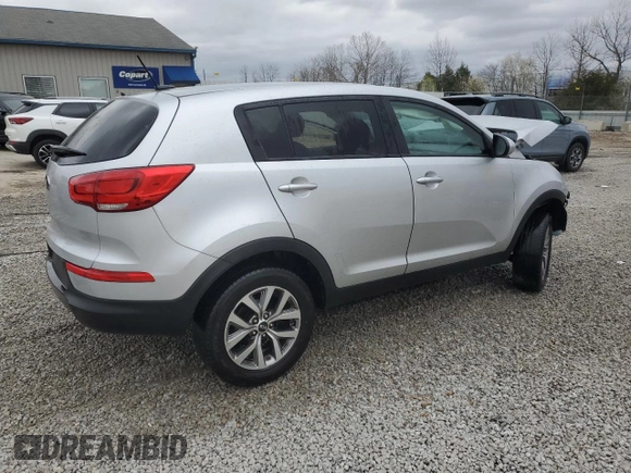2016 Kia Sportage LX with VIN KNDPB3AC1G7872434, listed as a Copart auction lot 49983225 with 190,242 mi miles and Non Repairable. Bid and sale history available at carsss.com. Image 3.