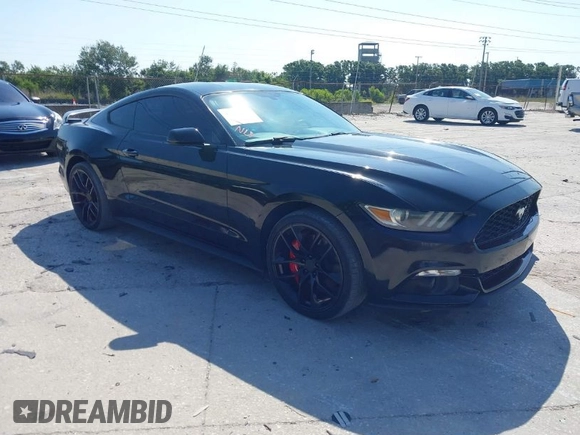 2017 Ford Mustang EcoBoost with VIN 1FA6P8TH1H5255881, listed as a IAAI auction lot 42060326 with 67,195 mi miles. Bid and sale history available at carsss.com. Image 1.