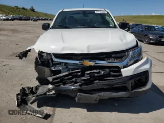2022 Chevrolet Colorado 2WD Work Truck with VIN 1GCHSBEAXN1276293, listed as a Copart auction lot 61178405 with 57,480 mi miles and Salvage title. Bid and sale history available at DreamBid. Image 5.