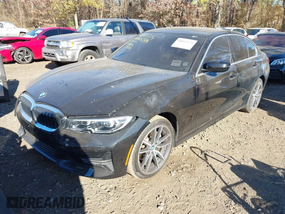2020 BMW 3 Series 330i xDrive with VIN 3MW5R7J0XL8B28398, listed as a IAAI auction lot 40813374 with 53,662 mi miles and . Bid and sale history available at DreamBid. Image 2.