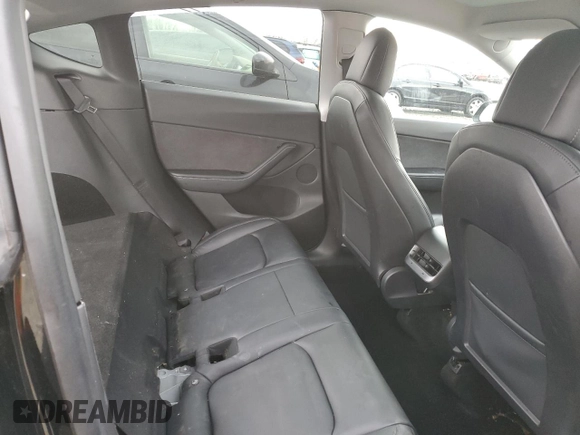 2020 Tesla Model Y Long Range with VIN 5YJYGDEE0LF045391, listed as a Copart auction lot 45642765 with 53,964 mi miles and Salvage Title. Bid and sale history available at DreamBid. Image 10.