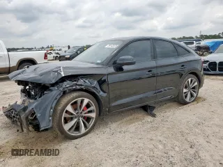 2024 Audi SQ5 Sportback Premium Plus z VIN WA124AFY7R2143488, wystawiony jako Copart lot #59142375 z przebiegiem Nie podano mil oraz Szkody całkowita. Historia ofert i sprzedaży dostępna na DreamBid. Obrazek 1.