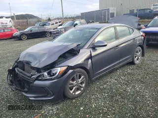 2018 Hyundai Elantra GL with VIN KMHD84LF0JU643343, listed as a Copart auction lot 83653764 with 57,208 mi miles and Salvage Title. Bid and sale history available at DreamBid. Image 1.