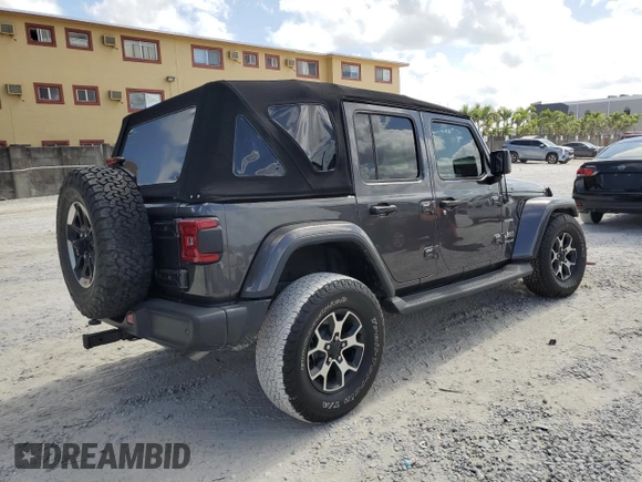 2021 Jeep Wrangler Unlimited Sahara с VIN 1C4HJXEN9MW574788, выставлен на аукционе Copart как лот 55109505 с пробегом 21 974 миль миль и Списание • Salvage title. История ставок и продаж доступна на DreamBid. Изображение 3.