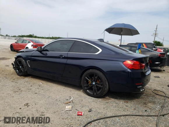 2016 BMW 4 Series 428i with VIN WBA3N7C52GK228544, listed as a Copart auction lot 53991705 with 103,218 mi miles and Salvage title. Bid and sale history available at DreamBid. Image 2.