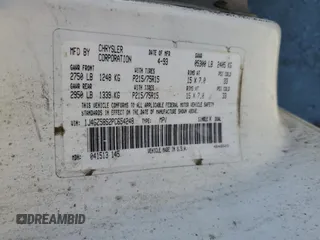 1993 Jeep Grand Cherokee Laredo с VIN 1J4GZ58S2PC654248, выставлен на аукционе Copart как лот 61259735 с пробегом 251 360 миль миль и Списание • Salvage title. История ставок и продаж доступна на DreamBid. Изображение 13.