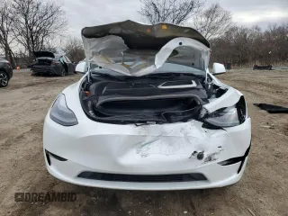 2025 Tesla Model Y Long Range with VIN 7SAYGDED1SF248427, listed as a Copart auction lot 43988825 with 1,891 mi miles and Salvage Title. Bid and sale history available at DreamBid. Image 5.