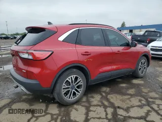 2020 Ford Escape SEL with VIN 1FMCU0H68LUA99184, listed as a Copart auction lot 57451135 with 43,123 mi miles and Salvage title. Bid and sale history available at DreamBid. Image 3.
