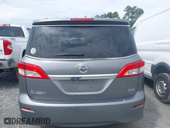 2017 Nissan Quest SV z VIN JN8AE2KP7H9165857, wystawiony jako IAAI lot #42083737 z przebiegiem 194 435 mil mil oraz . Historia ofert i sprzedaży dostępna na DreamBid. Obrazek 16.