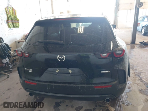 2025 Mazda CX-50 S Select with VIN 7MMVABAM4SN330911, listed as a IAAI auction lot 41732644 with 4,847 mi miles and . Bid and sale history available at DreamBid. Image 16.