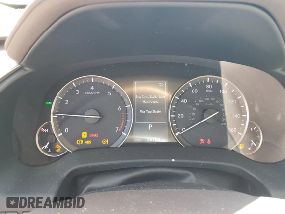 2020 Lexus RX with VIN 2T2HZMAA1LC163074, listed as a Copart auction lot 49232765 with 26,702 mi miles and Salvage Title. Bid and sale history available at carsss.com. Image 9.