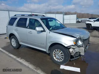 2008 Mercury Mariner Premier with VIN 4M2CU87128KJ05504, listed as a IAAI auction lot 41685796 with 182,519 mi miles. Bid and sale history available at carsss.com. Image 1.