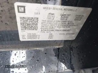2019 GMC Yukon XL Denali with VIN 1GKS1HKJ9KR194167, listed as a IAAI auction lot 41092000 with 1 mi miles. Bid and sale history available at carsss.com. Image 9.