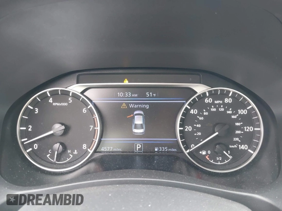 2025 Nissan Altima SV z VIN 1N4BL4DV8SN382058, wystawiony jako IAAI lot #42188230 z przebiegiem 4 577 mil mil oraz . Historia ofert i sprzedaży dostępna na DreamBid. Obrazek 7.