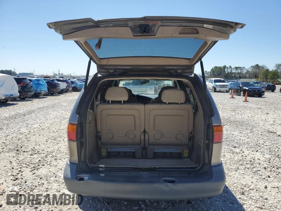 1999 Toyota Sienna LE with VIN 4T3ZF13C0XU166381, listed as a Copart auction lot 48538505 with 187,016 mi miles and Clean Title. Bid and sale history available at carsss.com. Image 6.