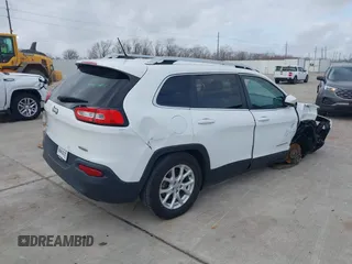 2016 Jeep Cherokee Latitude with VIN 1C4PJMCB1GW340605, listed as a IAAI auction lot 41523716 with 74,080 mi miles. Bid and sale history available at carsss.com. Image 4.
