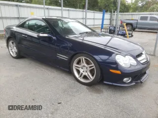 2008 Mercedes-Benz SL 550 with VIN WDBSK71F88F139931, listed as a Copart auction lot 67312014 with 117,877 mi miles and Salvage title. Bid and sale history available at DreamBid. Image 4.